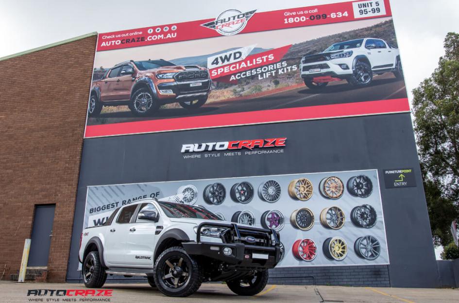 FORD RANGER EXODUS MATTE BLACK TINTED FACE